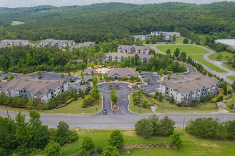 Aerial Community View of The Oxmoor in Birmingham, AL